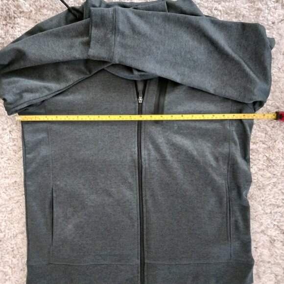 Eddie Bauer Motion FreeDry Performance Full Zip Hoodie Jacket Men's Size L Gray - Picture 9 of 10